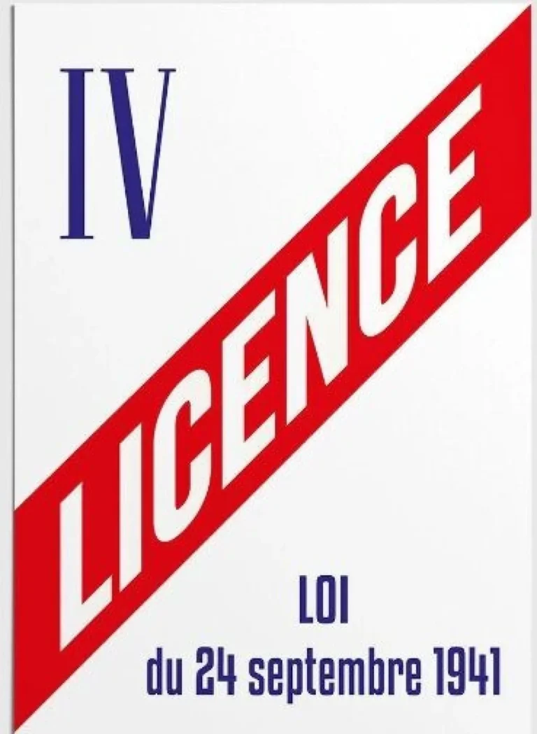 Licences IV – licence de débit de boisson